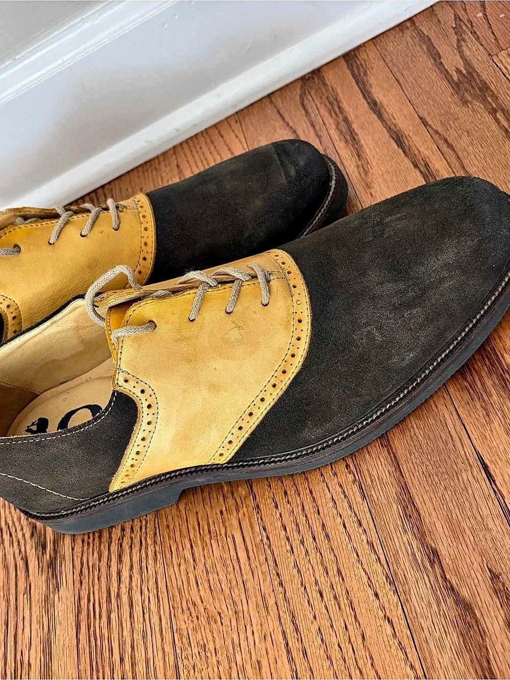1901 Men's Color Block Leather Oxfords US 12 M